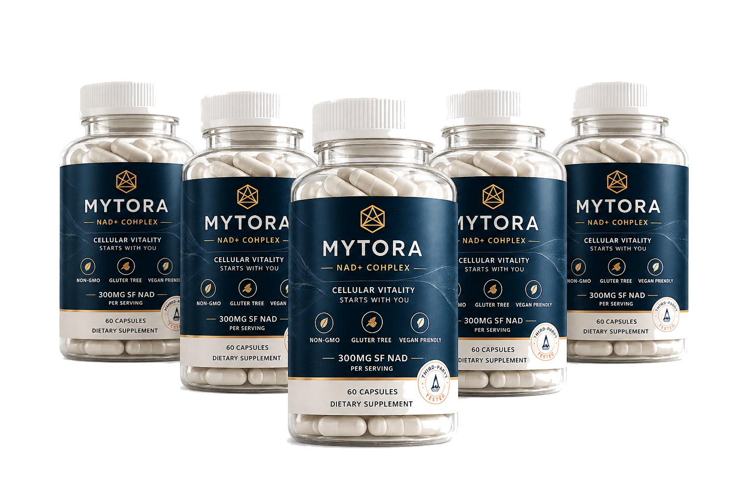 6 bottles of MYTORA NAD+ Complex