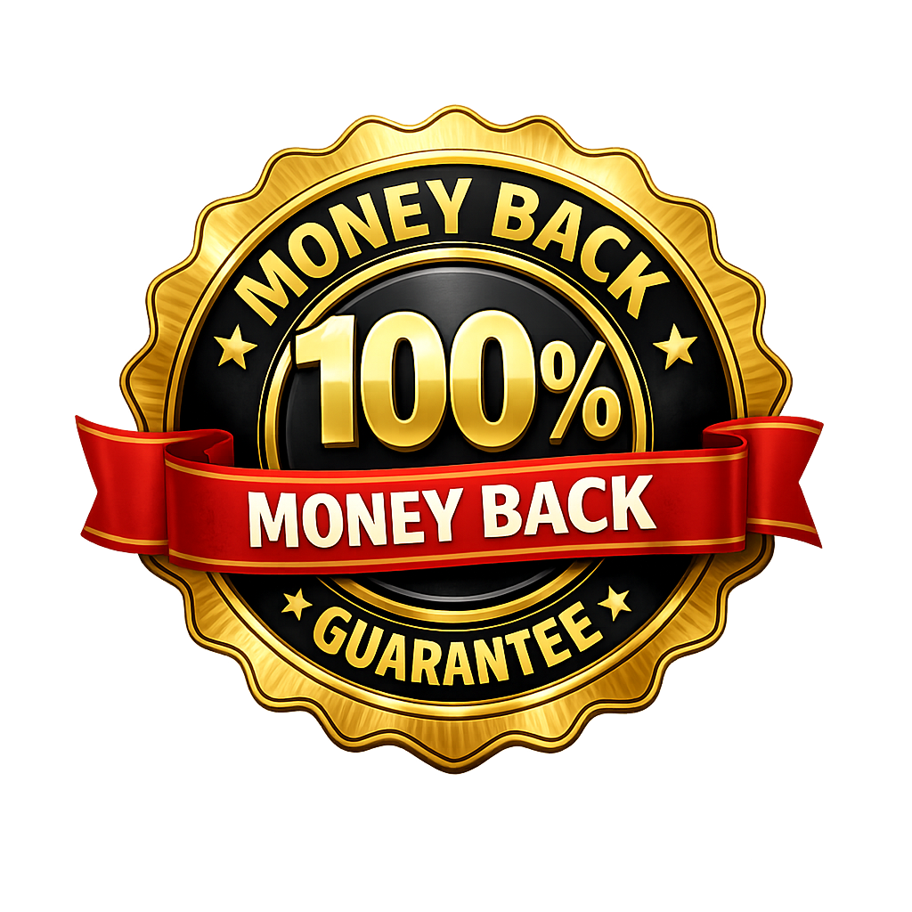 100% Money-Back Guarantee